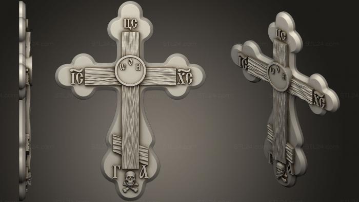 Кресты и распятия (Крест 7, KRS_0216) 3D модель для ЧПУ станка